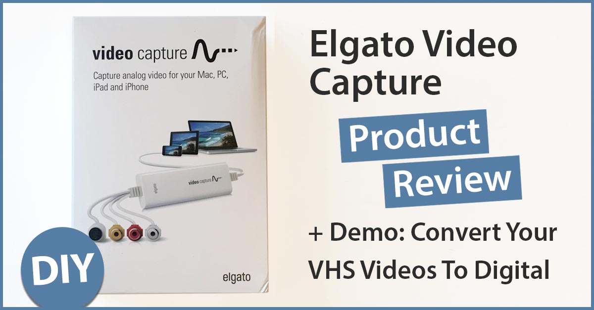 Elgato Video Capture Analog Video For Mac, PC, iPad, iPhone
